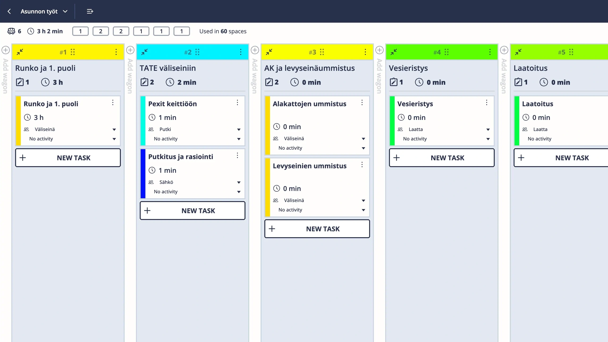 Taso Planner takt train editor
